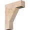 Ekena Millwork Traditional Block Smooth Bracket, Douglas Fir, 5 1/2"W x 20"D x 24"H BKT06X20X24TRA05SDF - alternate 1
